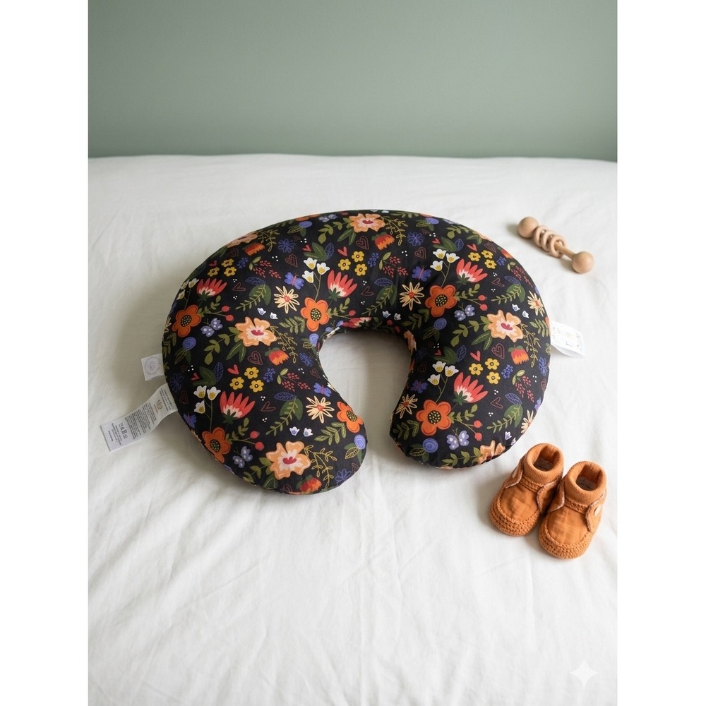 Retired! Boppy Original Nursing Pillow Floral Butterfly Slipcover 3100550